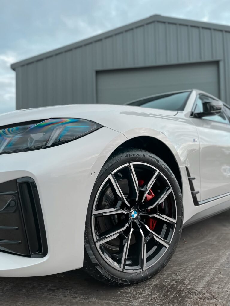 BMW i4 M50 alloy wheels with M sport brakes